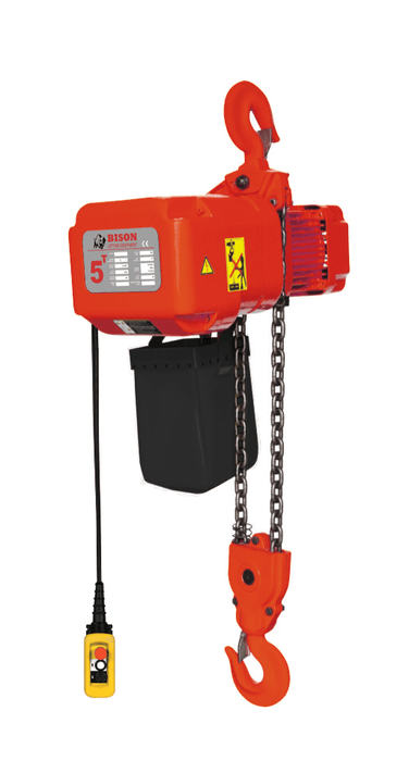 Bison 3 Phase, Electric Chain Hoist, 20 Ft. 230v/460v  (1 - 5 Ton) - Manufacturer Express