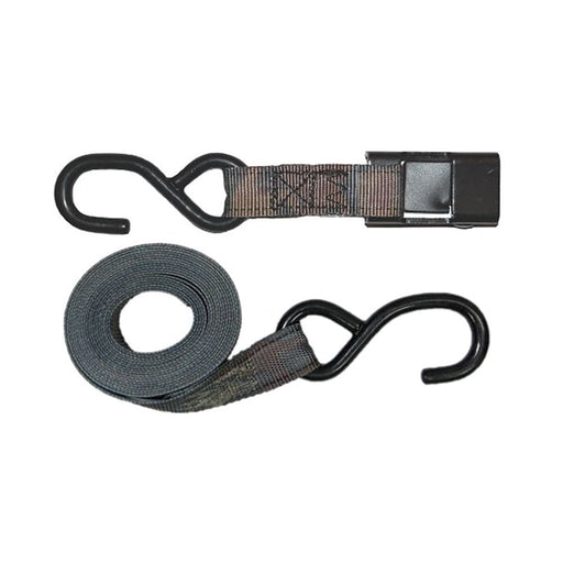 1"x6' Camouflage Cam Buckle Strap Tie Down S Hooks - Manufacturer Express