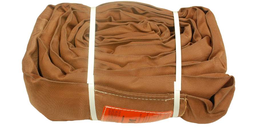 Polyester Lift Sling Endless Round Sling Brown 54000 LBS Vertical - Manufacturer Express