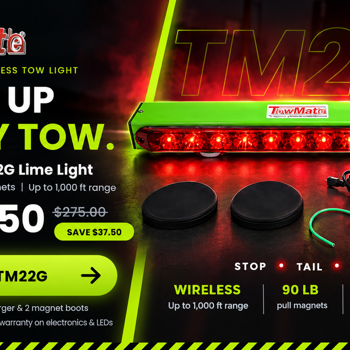 TowMate TM22G Lime Light: A Wireless Tow Light Ready for the Job
