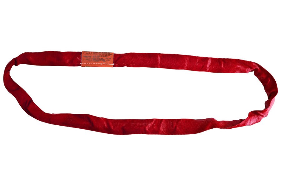 Polyester Lift Sling Endless Round Sling Red 14000LBS Vertical