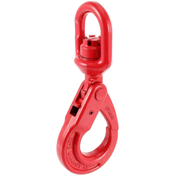 Self Locking Swivel Hook Grade 80 Forged Alloy Steel Self Locking Eye Hook