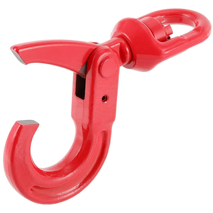 Self Locking Swivel Hook Grade 80 Forged Alloy Steel Self Locking Eye Hook