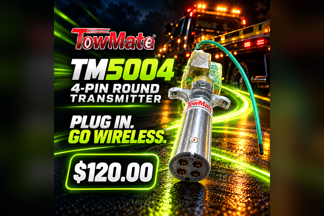 TowMate TM5004 4-Pin Round Transmitter for Wireless Tow Lights