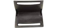 4" Black Plastic Corner Protector - Manufacturer Express