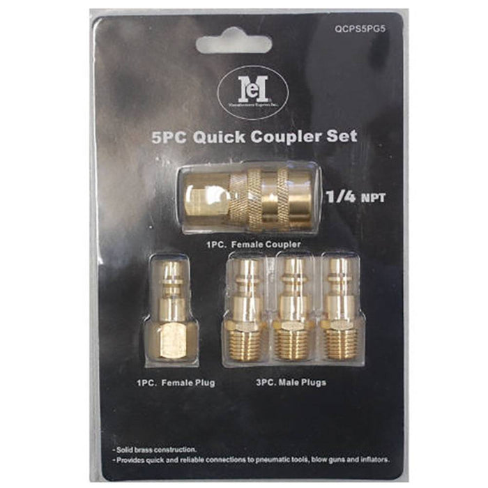 5 PC Quick Coupler Set - Manufacturer Express