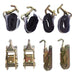 4 Point Towing Kit, 4 Ratchets W/Drop Forged Finger, 4 Straps W/TJ Hook - Manufacturer Express