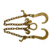 5/16''x2' J Hook Tow Chain V Bridle T Hooks Pear Link Grab Hooks - Manufacturer Express